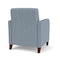 Lesro Siena Lounge Reception Guest Chair, Walnut, RS RainSong Back, MD Titan Seat, RS RainSong Panels SN1101 - alternate 2
